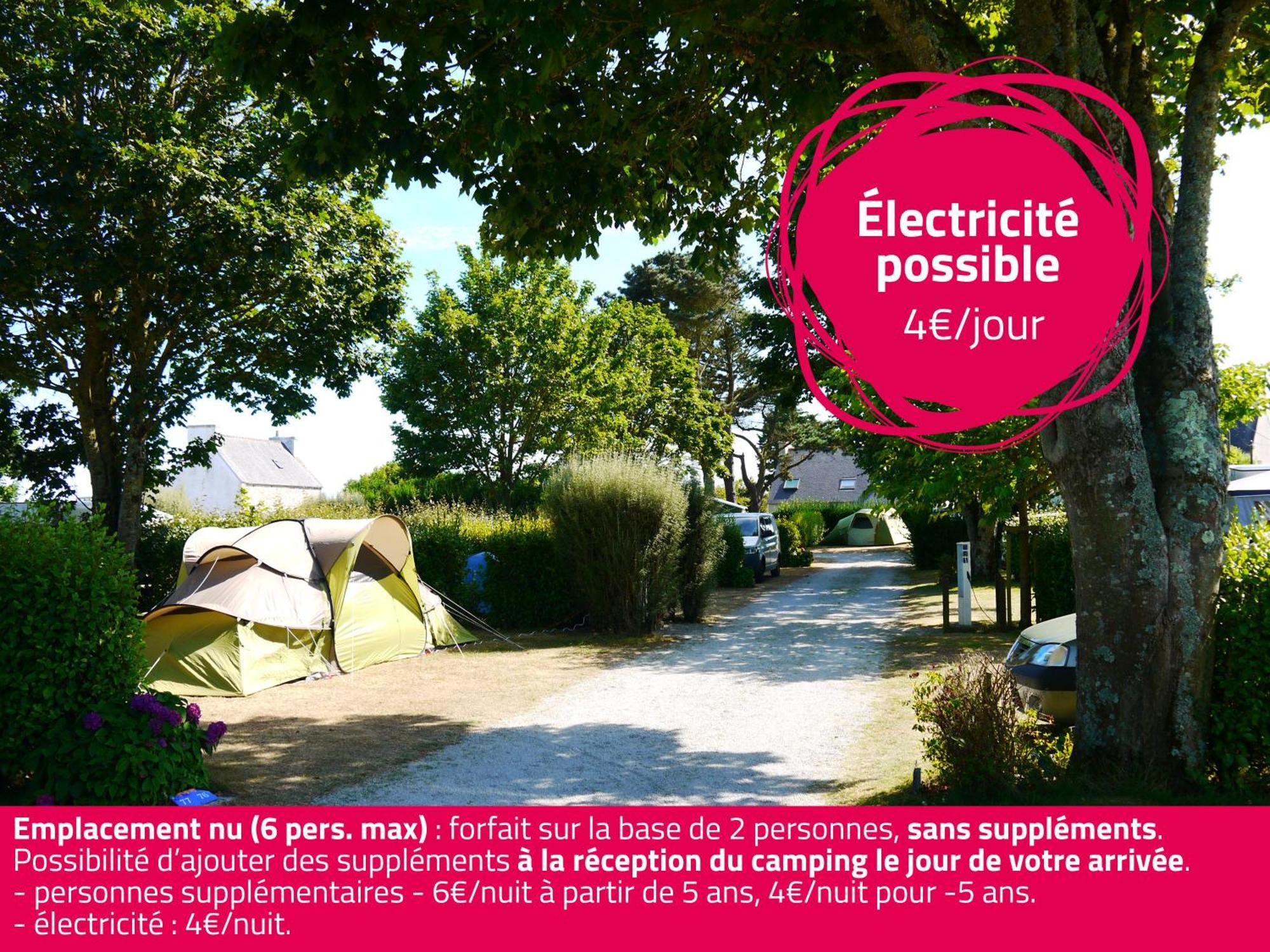 Camping La Corniche Plozévet Exterior foto